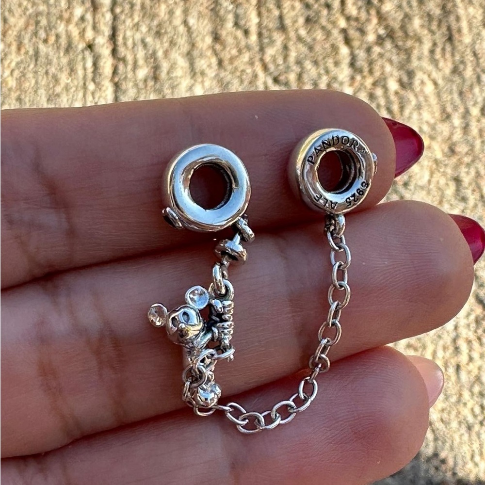 Pandora 100th Anniversary Mickey Safety Chain